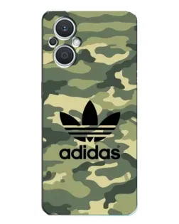 Чехол для OPPO Reno7 Lite (5G) с картинкой «Милитари стиль Adidas» Чехол для OPPO Reno7 Lite (5G) с картинкой «Милитари стиль Adidas»