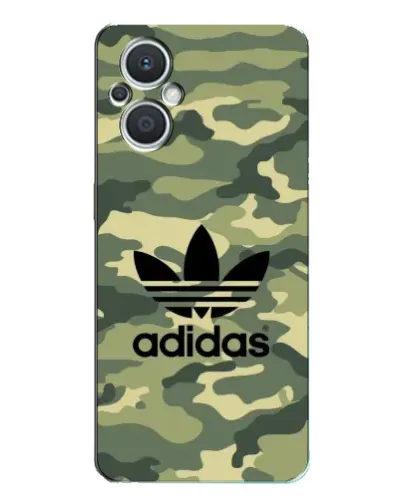 Чехол для OPPO Reno7 Lite (5G) с картинкой «Милитари стиль Adidas»