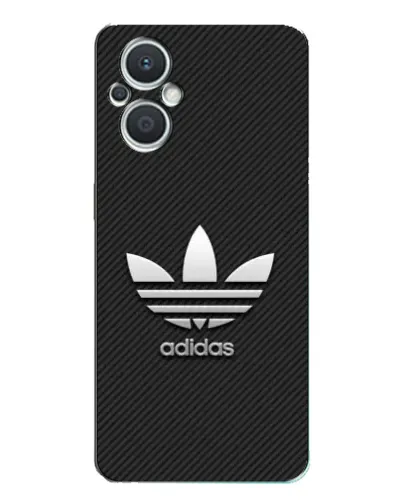 Чехол для OPPO Reno7 Lite (5G) с картинкой «Adidas Карбоновая текстура»