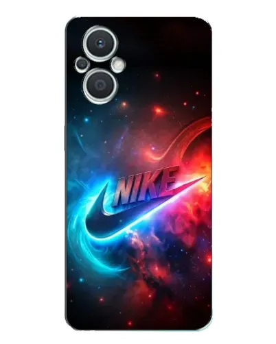 Чехол для OPPO Reno7 Lite (5G) с картинкой «Огненный логотип Nike» Чехол для OPPO Reno7 Lite (5G) с картинкой «Огненный логотип Nike»