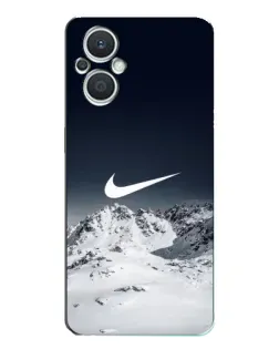 Чехол для OPPO Reno7 Lite (5G) с картинкой «Nike — зимние горы» Чехол для OPPO Reno7 Lite (5G) с картинкой «Nike — зимние горы»