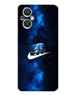 Чехол для OPPO Reno7 Lite (5G) с картинкой «Звездный путь Nike» Чехол для OPPO Reno7 Lite (5G) с картинкой «Звездный путь Nike»