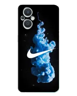 Чехол для OPPO Reno7 Lite (5G) с картинкой «Nike и синий дым» Чехол для OPPO Reno7 Lite (5G) с картинкой «Nike и синий дым»