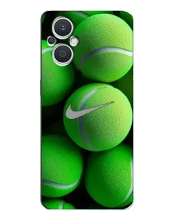 Чехол для OPPO Reno7 Lite (5G) с картинкой «Теннисные мячи Найк» Чехол для OPPO Reno7 Lite (5G) с картинкой «Теннисные мячи Найк»