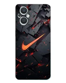 Чехол для OPPO Reno7 Lite (5G) с картинкой «Nike — эффект разломов» Чехол для OPPO Reno7 Lite (5G) с картинкой «Nike — эффект разломов»