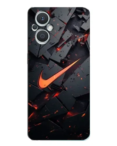Чехол для OPPO Reno7 Lite (5G) с картинкой «Nike — эффект разломов» Чехол для OPPO Reno7 Lite (5G) с картинкой «Nike — эффект разломов»