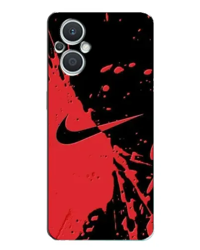 Чехол для OPPO Reno7 Lite (5G) с картинкой «Красные брызги Nike» Чехол для OPPO Reno7 Lite (5G) с картинкой «Красные брызги Nike»
