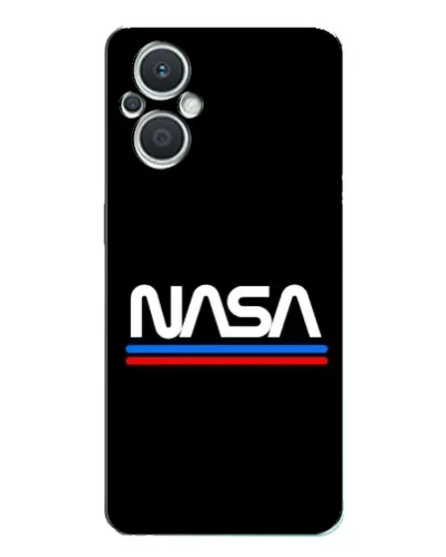 Чехол для OPPO Reno7 Lite (5G) с картинкой «NASA — классика Red Blue» Чехол для OPPO Reno7 Lite (5G) с картинкой «NASA — классика Red Blue»