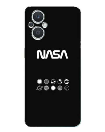 Чехол для OPPO Reno7 Lite (5G) с картинкой «NASA — технический принт» Чехол для OPPO Reno7 Lite (5G) с картинкой «NASA — технический принт»