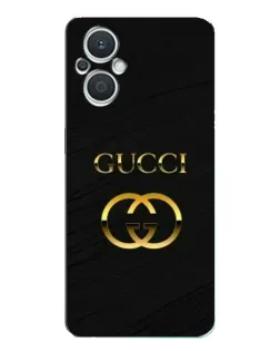 Чехол для OPPO Reno7 Lite (5G) с картинкой «Золотой логотип Gucci» Чехол для OPPO Reno7 Lite (5G) с картинкой «Золотой логотип Gucci»