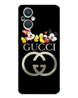 Чехол для OPPO Reno7 Lite (5G) с картинкой «Gucci — герои Disney» Чехол для OPPO Reno7 Lite (5G) с картинкой «Gucci — герои Disney»
