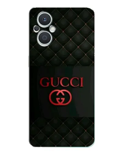 Чехол для OPPO Reno7 Lite (5G) с картинкой «Gucci — стеганый черный»