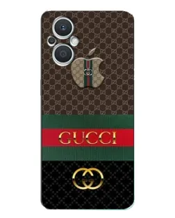 Чехол для OPPO Reno7 Lite (5G) с картинкой «Gucci — брендированный десерт» Чехол для OPPO Reno7 Lite (5G) с картинкой «Gucci — брендированный десерт»