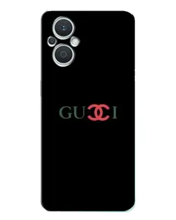 Чехол для OPPO Reno7 Lite (5G) с картинкой «Gucci — красный градиент» Чехол для OPPO Reno7 Lite (5G) с картинкой «Gucci — красный градиент»