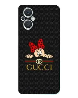 Чехол для OPPO Reno7 Lite (5G) с картинкой «Минни Маус Gucci — черный» Чехол для OPPO Reno7 Lite (5G) с картинкой «Минни Маус Gucci — черный»