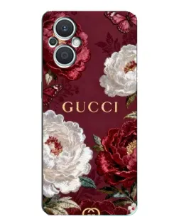 Чехол для OPPO Reno7 Lite (5G) с картинкой «Gucci — бордовые розы» Чехол для OPPO Reno7 Lite (5G) с картинкой «Gucci — бордовые розы»