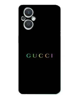 Чехол для OPPO Reno7 Lite (5G) с картинкой «Gucci — неоновый минимализм» Чехол для OPPO Reno7 Lite (5G) с картинкой «Gucci — неоновый минимализм»
