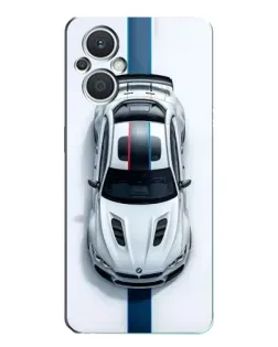 Чехол для OPPO Reno7 Lite (5G) с картинкой «Вид сверху — BMW M»