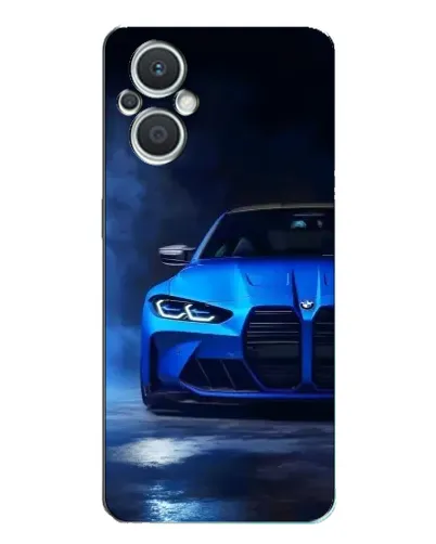 Чехол для OPPO Reno7 Lite (5G) с картинкой «Голубая BMW M4» Чехол для OPPO Reno7 Lite (5G) с картинкой «Голубая BMW M4»