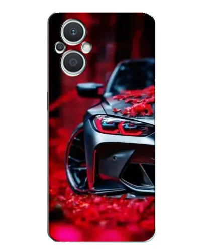 Чехол для OPPO Reno7 Lite (5G) с картинкой «Спортивная BMW и цветы» Чехол для OPPO Reno7 Lite (5G) с картинкой «Спортивная BMW и цветы»
