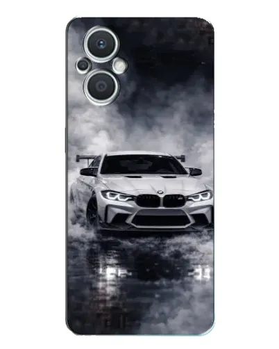 Чехол для OPPO Reno7 Lite (5G) с картинкой «BMW сквозь туман» Чехол для OPPO Reno7 Lite (5G) с картинкой «BMW сквозь туман»