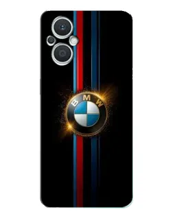 Чехол для OPPO Reno7 Lite (5G) с картинкой «BMW M-Power неон»