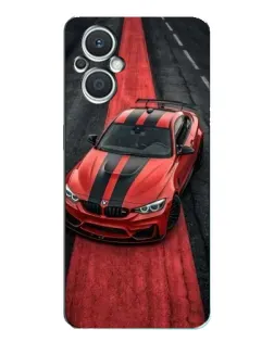 Чехол для OPPO Reno7 Lite (5G) с картинкой «BMW на красной дорожке»