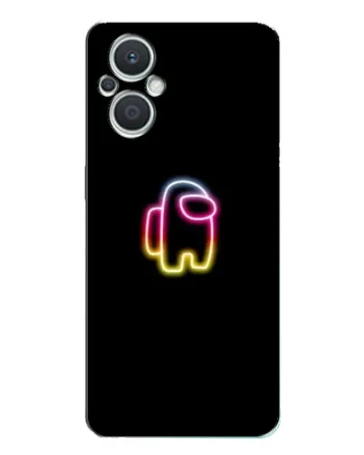 Чехол для OPPO Reno7 Lite (5G) с картинкой «Among Us градиент» Чехол для OPPO Reno7 Lite (5G) с картинкой «Among Us градиент»