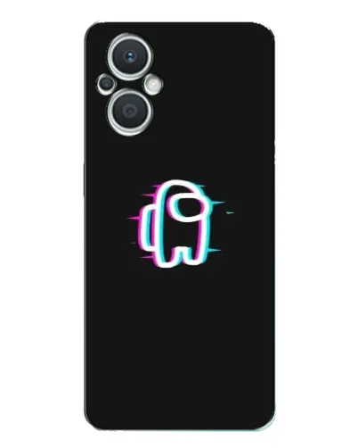 Чехол для OPPO Reno7 Lite (5G) с картинкой «Among Us неон» Чехол для OPPO Reno7 Lite (5G) с картинкой «Among Us неон»