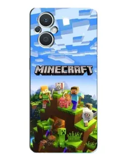 Чехол для OPPO Reno7 Lite (5G) с картинкой «Minecraft классический мир» Чехол для OPPO Reno7 Lite (5G) с картинкой «Minecraft классический мир»