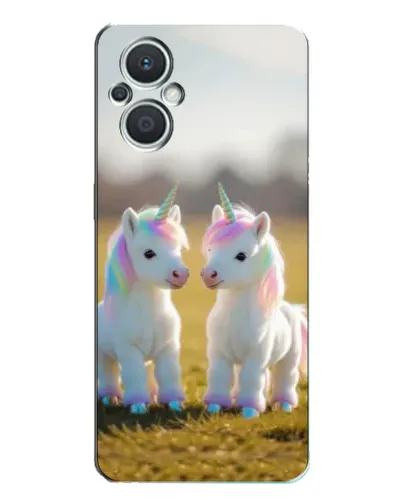 Чехол для OPPO Reno7 Lite (5G) с картинкой «Пара единорогов» Чехол для OPPO Reno7 Lite (5G) с картинкой «Пара единорогов»