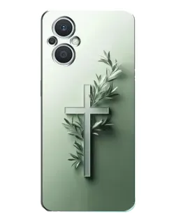 Чехол для OPPO Reno7 Lite (5G) с картинкой «Оливковая ветвь»