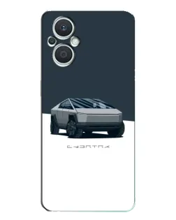 Чехол для OPPO Reno7 Lite (5G) с картинкой «Серебристый Cybertruck Tesla» Чехол для OPPO Reno7 Lite (5G) с картинкой «Серебристый Cybertruck Tesla»