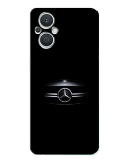 Чехол для OPPO Reno7 Lite (5G) с картинкой «Mercedes — абстрактные линии»