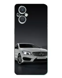 Чехол для OPPO Reno7 Lite (5G) с картинкой «Mercedes AMG GT Silver»