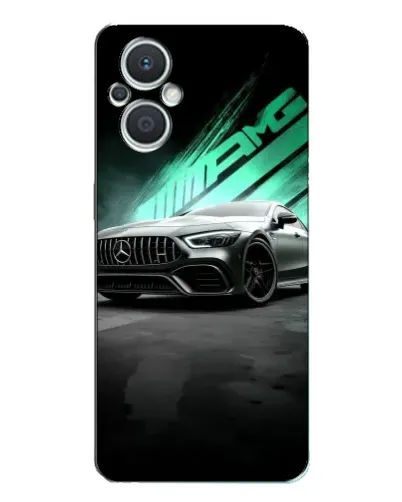 Чехол для OPPO Reno7 Lite (5G) с картинкой «Темный Mercedes AMG»