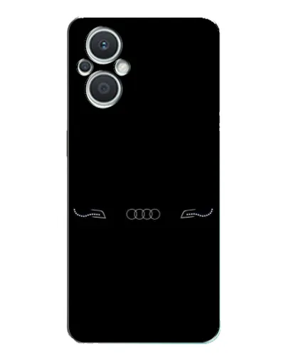 Чехол для OPPO Reno7 Lite (5G) с картинкой «Audi — световой подпись»