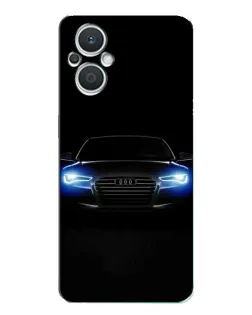 Чехол для OPPO Reno7 Lite (5G) с картинкой «Audi в неоне» Чехол для OPPO Reno7 Lite (5G) с картинкой «Audi в неоне»
