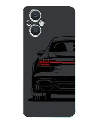 Чехол для OPPO Reno7 Lite (5G) с картинкой «Задняя часть Audi — арт»