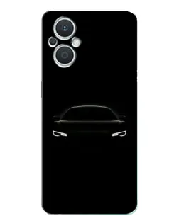 Чехол для OPPO Reno7 Lite (5G) с картинкой «Взгляд Audi в темноте» Чехол для OPPO Reno7 Lite (5G) с картинкой «Взгляд Audi в темноте»