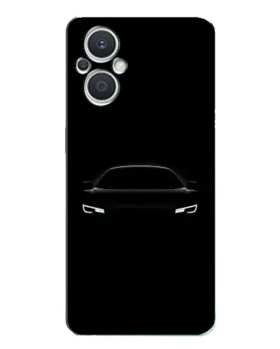 Чехол для OPPO Reno7 Lite (5G) с картинкой «Взгляд Audi в темноте»