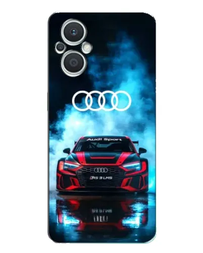 Чехол для OPPO Reno7 Lite (5G) с картинкой «Audi Sport — неон»