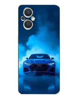 Чехол для OPPO Reno7 Lite (5G) с картинкой «Audi — голубая энергия» Чехол для OPPO Reno7 Lite (5G) с картинкой «Audi — голубая энергия»