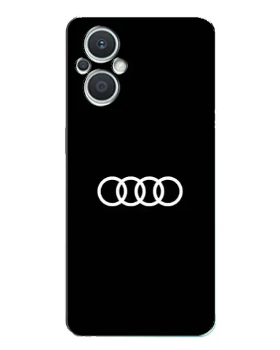 Чехол для OPPO Reno7 Lite (5G) с картинкой «Audi White Logo»