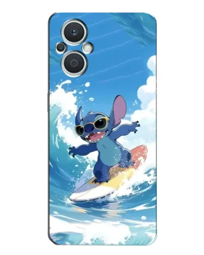 Чехол для OPPO Reno7 Lite (5G) с картинкой «Стич на волне» Чехол для OPPO Reno7 Lite (5G) с картинкой «Стич на волне»