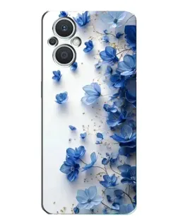 Чехол для OPPO Reno7 Lite (5G) с картинкой «Голубой цветочный каскад» Чехол для OPPO Reno7 Lite (5G) с картинкой «Голубой цветочный каскад»