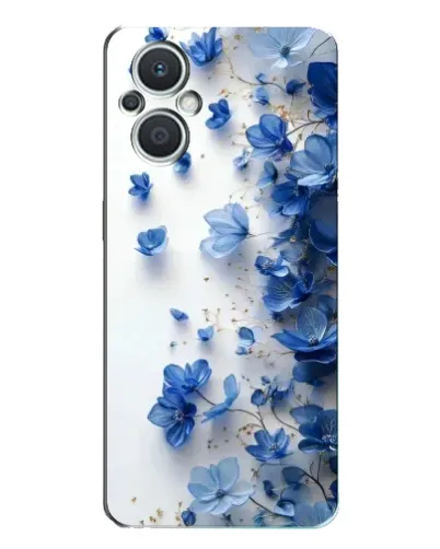 Чехол для OPPO Reno7 Lite (5G) с картинкой «Голубой цветочный каскад» Чехол для OPPO Reno7 Lite (5G) с картинкой «Голубой цветочный каскад»