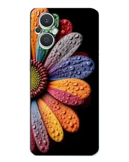 Чехол для OPPO Reno7 Lite (5G) с картинкой «Радужный цветок» Чехол для OPPO Reno7 Lite (5G) с картинкой «Радужный цветок»