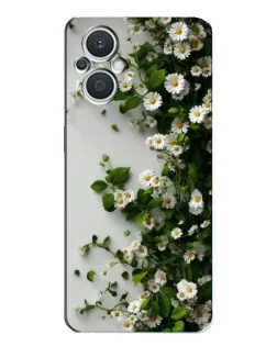 Чехол для OPPO Reno7 Lite (5G) с картинкой «Ветка мелких белых цветов» Чехол для OPPO Reno7 Lite (5G) с картинкой «Ветка мелких белых цветов»