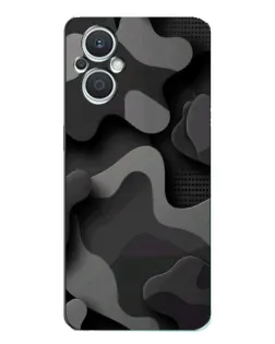 Чехол для OPPO Reno7 Lite (5G) с картинкой «Темный абстрактный камуфляж» Чехол для OPPO Reno7 Lite (5G) с картинкой «Темный абстрактный камуфляж»